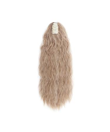 Claw Ponytail Hair Extension - Real Hair 60 cm Light Brown & Ash Brown Mix for Women - Buy Online on GoSupps.com