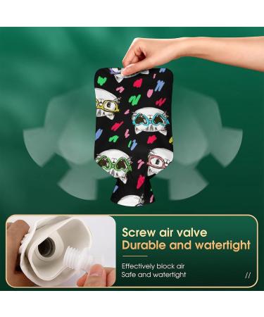 Buy Hot Water Bottle with Lid - Cat Pattern Rubber Hot Water Bag for Pain Relief Cramps & Foot Warmer - Ideal for Hot & Cold Therapy - Buy Online on GoSupps.com