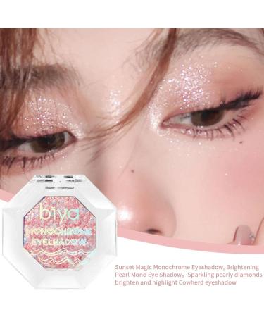  GUOHUA GUOHUA 2 x Diamond Glitter Eye Shadow | Pearlescent Powder Cream Glitter Eye Shadow for Girls Monochrome Eyeshadow - Buy Online on GoSupps.com