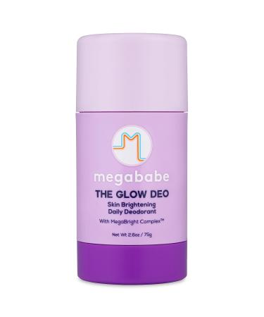Megababe Daily Deodorant - The Glow Deo | Aluminum-Free All Natural | 2.6 oz