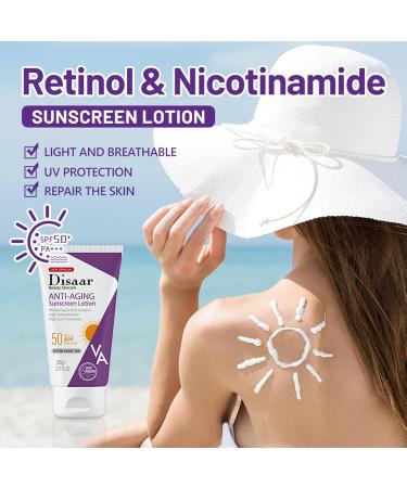 Sunscreen SPF 50 Face - Hyaluronic Acid Sunscreen SPF50+ PA++++ Daily Moisturizing Long lasting Sunscreen With No White Cast - Buy Online on GoSupps.com