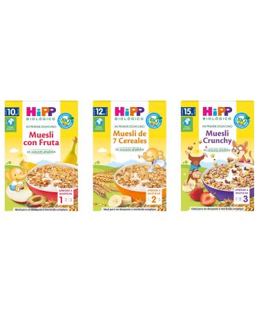 Buy HiPP Organic Fruit Muesli - Pack of 6 (6 x 200g) | Healthy & Nutritious Breakfast Snack - Buy Online on GoSupps.com