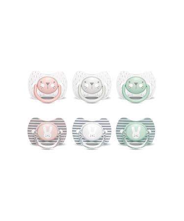 Buy Suavinex 306608 Moustache Pacifier - Reversible Grey (6-18 Months) - 1 Piece | International Shipping Available - Buy Online on GoSupps.com