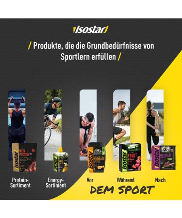 Isostar Hydrate & Perform Powertabs - Lemon Flavour Effervescent Tablets for Isotonic Drinks - 10 Tablets - Boost Hydration & Performance - Buy Online on GoSupps.com