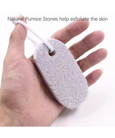 Pumice Stone Set for Feet and Body | Natural Foot Scrubber for Dead Skin Removal | Includes 2 Pumice Stones for Men and Women - Buy Online on GoSupps.com