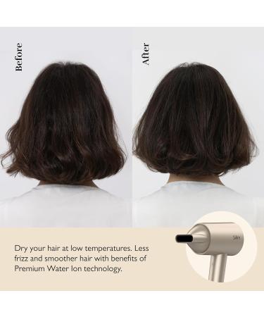  Silk n Hair Dryer - SilkyAir Pro HDB003 | Premium Ionic Blow Dryer with Diffuser & Concentrator | 1600W | 18 Modes LED Display | No Heat Damage & Frizz Prevention | Beige  - Buy Online on GoSupps.com
