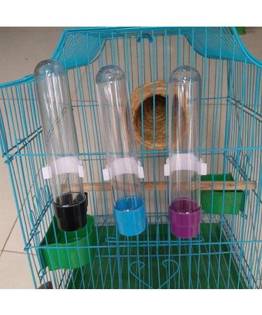 Bird Food Water Dispenser Bird Water Bottle Parrot Automatic Water Feeder Water Drinker Food Feeder Waterer Clip Feeder Cage Accessories for Parrot Budgie Lovebirds Cockatiel Parakeet Cockatoo - Buy Online on GoSupps.com