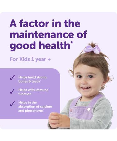 Ddrops Kids Bone Health 600 IU Vitamin D3 + 45 mcg K2-60 Drops - Helps Maintain and Build Strong Bones and Teeth. No Artificial Preservatives No Sugar Non-GMO Allergy-Friendly - Buy Online on GoSupps.com