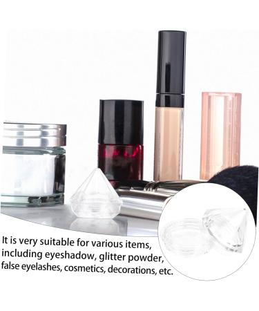 Housoutil 60 Pcs Eye Shadow Bottle Eyeshadow Jars Sample Containers Nails Powder Boxes Cosmetic Organizer 3x3cmx2pcs Transparent Colorx2pcs - Buy Online on GoSupps.com