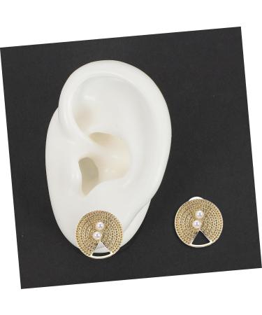 Pair of Human Ear Model Silicone Mold for Jewelry and Body Stencils - White Medium - Buy Online on GoSupps.com