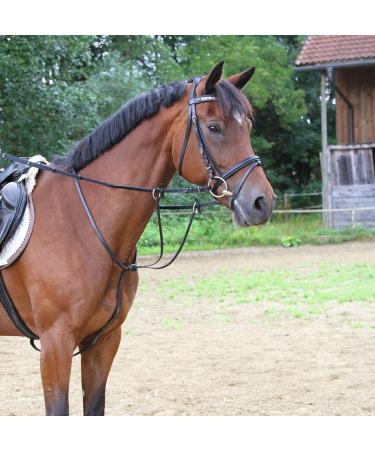 Kerbl 323598 Martingal Leather Black Size Pony black pony - Buy Online on GoSupps.com