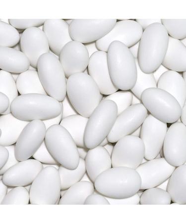  EinsSein EinsSein 0.5 kg Wedding Almond Dragees Impressive Dull White | Dragees for Baptism Communion Celebration Party Candy Bar | Wedding Guest Gifts | Almond Candy | Badem sekeri - Buy Online on GoSupps.com