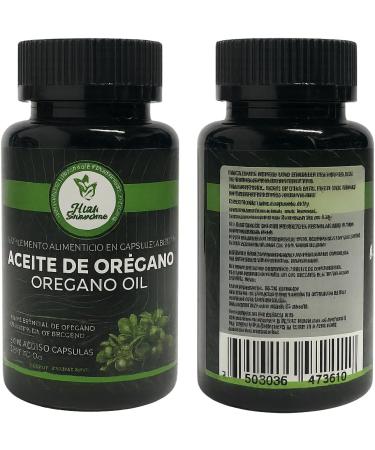 HIGH SUPREME Oregano Oil Capsules 60 Capsules (500 mg Each) Essential Oil of Oregano Antioxidant & Immune Support Natural Plant-Based Supplement Non-GMO - Buy Online on GoSupps.com