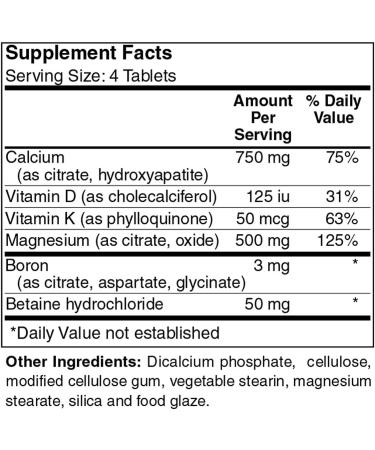 Holly Hill Health Foods Calcium & Magnesium Citrates - 100 Tablets - Buy Online on GoSupps.com