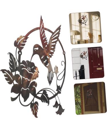 Zerodeko Bird Pendant Vintage Decor Home Decor Wall Art Decor Iron Art Home Hanging Decor Parrot Accessories 25X25CM As Shown 2 - Buy Online on GoSupps.com