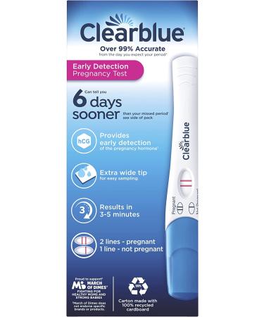 Clearblue Early Detection Pregnancy Test - 2 Pack - Buy Online on GoSupps.com