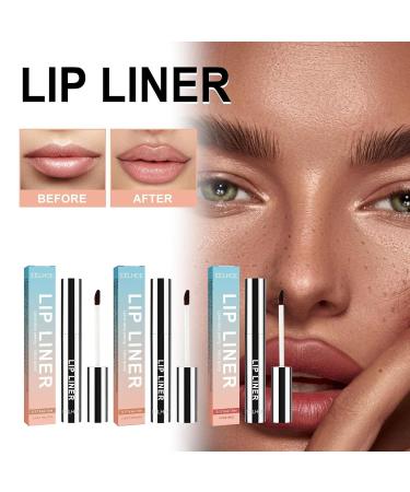 Light Brown Poversable Lip Contour Pencil - Plump Lip Lines Removable & Peel Off Lip Liner for Perfectly Defined Lips - Buy Online on GoSupps.com