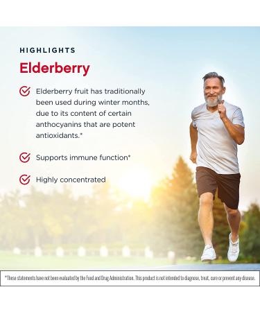 Jarrow Formulas Elderberry Extract 60 Veggie Caps - High Concentration Immune Support - Buy Online on GoSupps.com