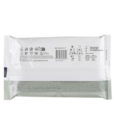 Abena Disposable Moist Wash Gloves - Soft Perfume-Free 30 Pack of 8 | Gentle Care Washcloths for Body - 23x15.5cm - Buy Online on GoSupps.com