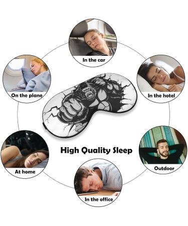 Buy Angry Gorilla Sleep Mask - Light Blocking Eye Mask with Adjustable Strap | Soft Sleep Shade for Men & Women - International Shipping - Buy Online on GoSupps.com