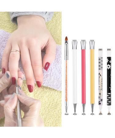 BRUSSEL 1 PC Double Head Nail Art Brush Set Cat Eye & 3D Acrylic Line Drawing Pen for DIY Nail Designs | International Shipping - Buy Online on GoSupps.com