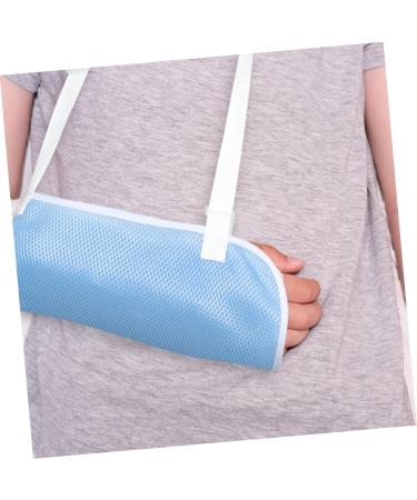 CATIEBYE Children's Arm Sling Arm Sling Elbow Sling Arm Sling for Elbow Injury Arm Brace Net 50X27CM Sky-blue - Buy Online on GoSupps.com
