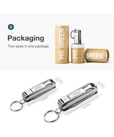 MR.GREEN Multifunctional Nail Clippers Stainless Steel Six Functions Nail Cutter Nail Files Small Knife Scissors (Small) - Buy Online on GoSupps.com