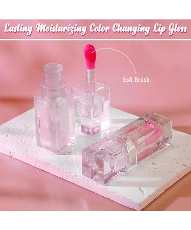 Bossup Color Changing Lip Oil V2 | Hydrating & Moisturizing Lip Gloss | Long Lasting Non-Sticky Nourishing Lip Care | International Shipping - Buy Online on GoSupps.com