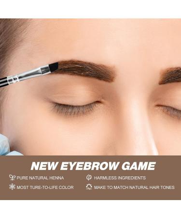 Simpout Henna Eyebrow Tint Kit - Dark Brown | Natural, Instant DIY Brow Coloring at Home and Salon - Buy Online on GoSupps.com
