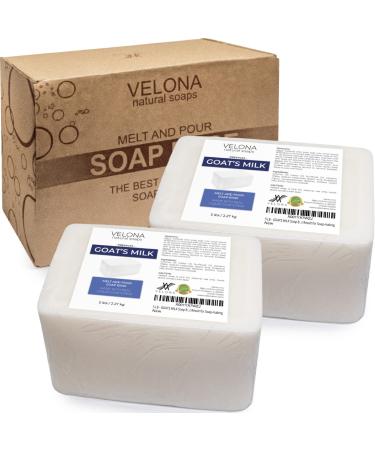velona 10 LB - GOATS MILK Soap Base SLS/SLES free | Melt and Pour | Natural Bars For The Best Result for Soap-making