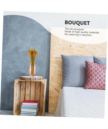 OUNONA 100PCS Decorative Wheat Ear Floral Arrangement Wheat Ear gift decorate bouquet natural Desktop Wheat Ear household rural wedding ears of wheat flower arrangement props - Buy Online on GoSupps.com