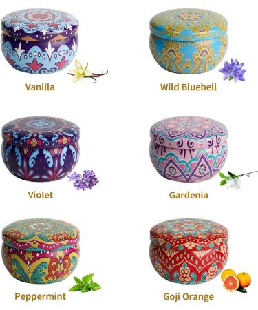 Premium Scented Candles Gift Set - 6 Pack Aromatherapy & Stress Relief Gifts for Women | Long-Lasting Natural Soy Wax Vanilla - Perfect Mothers Day Gift - Buy Online on GoSupps.com