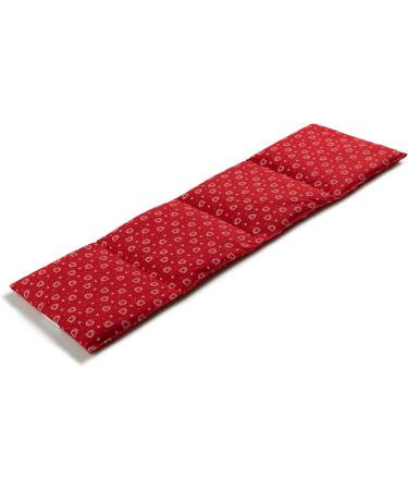 Buy 4-Chamber St. Johns Kernel Pillow 20x60cm - Hearts Red | Heat & Cold Grain Pillow for Comfort - Buy Online on GoSupps.com