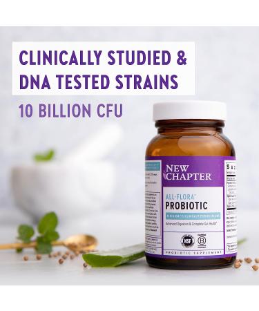 New Chapter Probiotic All-Flora - 60 ct (2 Month Supply) | Immune Support for Men and Women | Vegan, Non-GMO, Shelf Stable - Buy Online on GoSupps.com