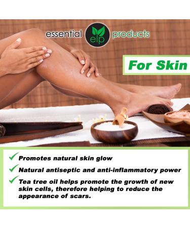 Buy ELP Pure Tea Tree Essential Oil - 100% Natural 2 fl oz | Premium Aceite de Arbol de Te for International Shipping - Buy Online on GoSupps.com