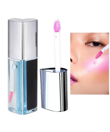 G n rique Color Changing Blush Stick Multi-Use Lip And Cheek Tint Hydrating Blusher Cream Natural Glossy Multi-use Lips And Cheek Tint Color Changing Lip & Cheek Stick Natural Glossy Face Blusher For Girls