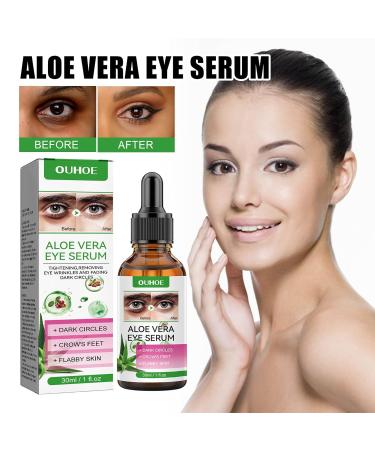 Eye Serum for Dark Circles & Bags | Hyaluronic Acid Anti-Aging Eye Cream for Men & Women (2PC) - Buy Online on GoSupps.com