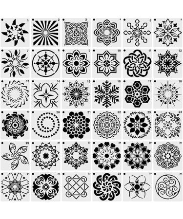 Happlignly Mandala Dotting Tools Rock Dot Stencils for Painting Tool Set Craft Kits for Nail Mandala Arts Drawing - Buy Online on GoSupps.com