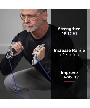 48 Theraband Resistance Tube with Soft Handles - Blue, Extra Heavy - Buy Online on GoSupps.com