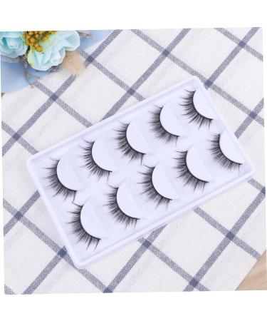 minkissy 80 Pairs Lashes Natural False Lashes Fake Eyelash Dense Eyelash Eyelashes 3d Cross - Buy Online on GoSupps.com