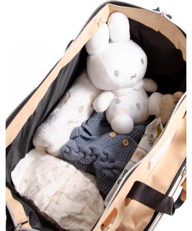 Fume London Baby Bag - Stylish Multifunctional Diaper Bag for Modern Moms & Dads | Beige Baby Travel Bag & Clinic Bag with Multiple Pockets - Buy Online on GoSupps.com