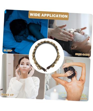 Hair Bands Wig Headbands Hair Ties Hair Accessory for Women Braided Headband Braided Hair Women Headdress Hair Braid Headband Women Hairpiece Headband for Women Girl Plastic 22t - Buy Online on GoSupps.com
