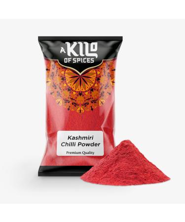 A Kilo Of Spices | Kashmiri Chilli Ground Powder | Premium Kashmiri Chilli Ground Powder for Authentic Flavours | Elevate Your Culinary Creations | Kashmiri Red Chilli Powder 1 Kg 1kg - Buy Online on GoSupps.com