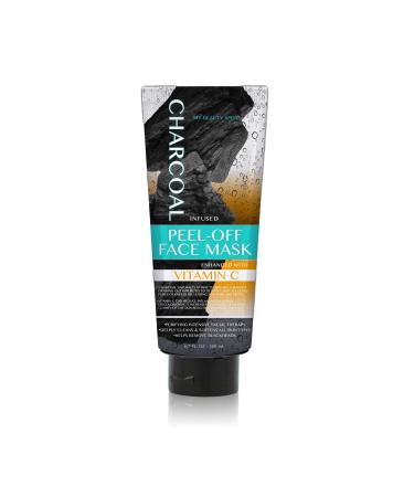 My Beauty Spot Charcoal Face Mask Peel-Off Face Mask Skin Care Black Head Remover for Face Infused with Vitamin C 6.7oz