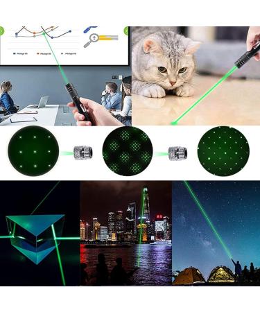 High Power Rechargeable Green Laser Pointer for Camping & Hiking | 2000m Range | USB Charger - Buy Online on GoSupps.com