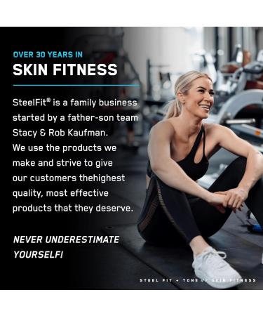 SteelFit Steel Fit + Tone | Skin Tightening Cream for Body | 24-Hour Firming Lotion | Belly Tightening | Milk & Honey | 30-45 Days Supply - Buy Online on GoSupps.com