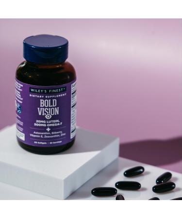 Wiley's Finest Bold Vision Proactive - 60 Softgels for Eye Health Support - Buy Online on GoSupps.com