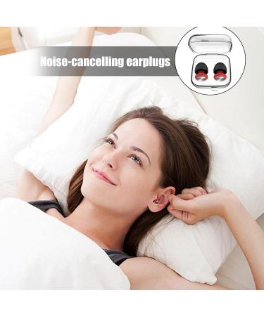 Noise Canceling Earplugs | 25-28db Reusable Noise-Reducing Earplugs | Soft Black Silicone Ear Plug | Comfortable Quiet Ear Plugs | Round Reusable Hearing Protection for Travel Work Black Red 1 count (Pack of 1) - Buy Online on GoSupps.com