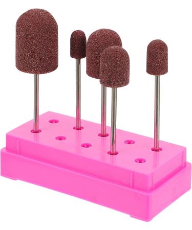 1 Set Nail Sand Ring Cap nail file bits Nail Drill Kit cuticle clean drill bit nail grinding bits nail cuticle drill heads manicure drill bit Polishing sand to rotate portable - Buy Online on GoSupps.com