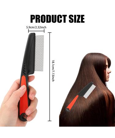 Buy Stainless Steel Lice Comb Dandruff Brush & Scalp Comb - Nyda Express Lice Remedy | Gentle on Hair - International Shipping - Buy Online on GoSupps.com